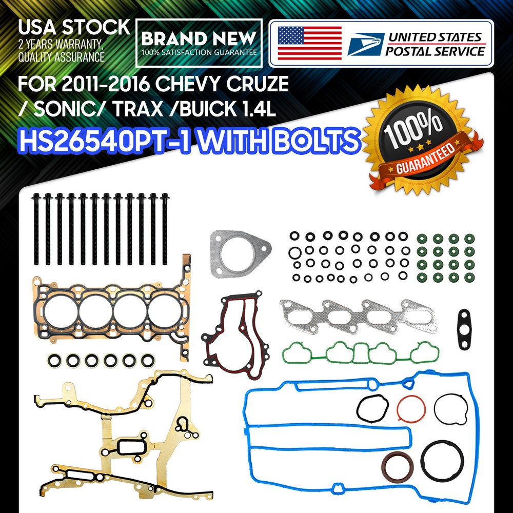 HS26540PT-1 OEM Replace Head Gasket Set Kit For 2012-16 Chevrolet Sonic 1.4L