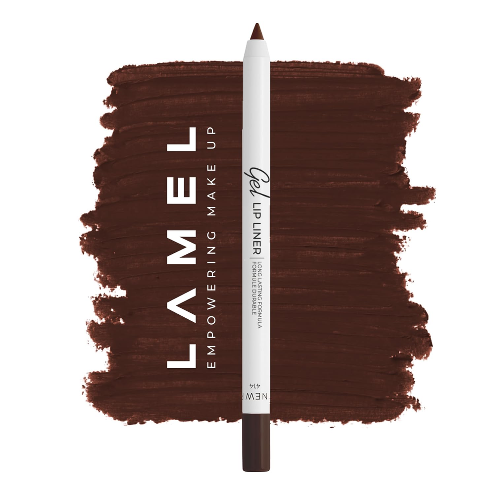 Matte Gel Lip Liner Pencil with Weightless Creamy Texture - Sharpenable & Longwearing