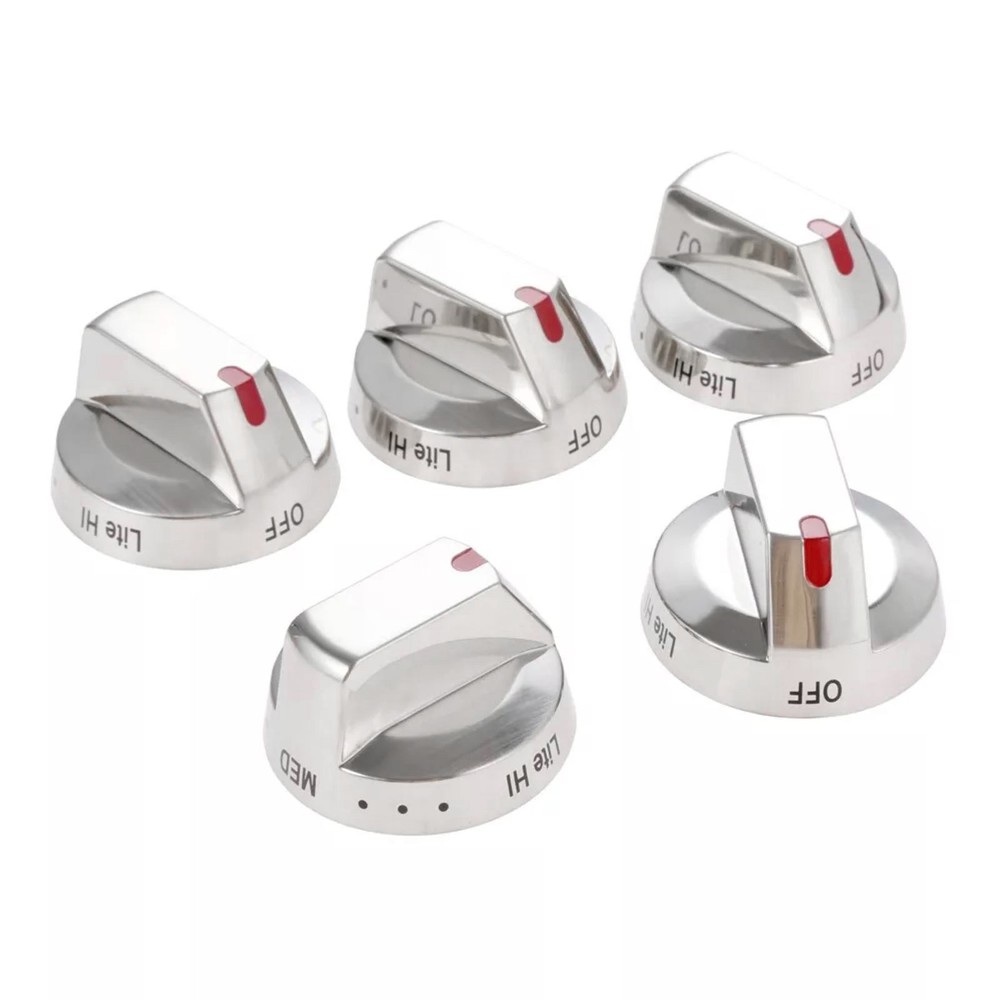 5Pcs New Gas Stove Top Burner Dial Knob Part DG64-00473A For Samsung Gas Stove