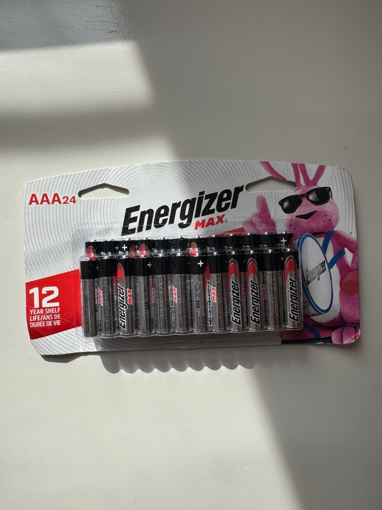 Energizer E92BP24 AAA Battery - 24 Count- expires 2036!