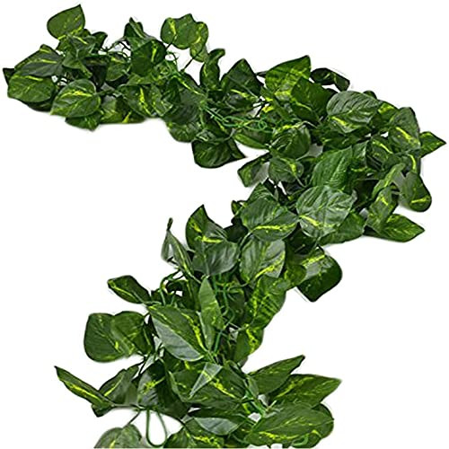 84ft Artificial Ivy Vine Hanging Plants 12 Pack Fake Greenery Decor