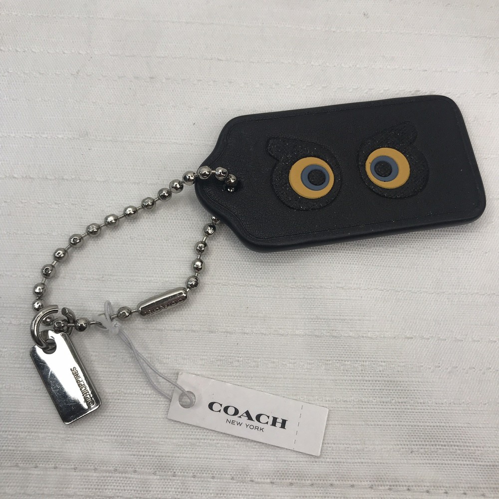 NWT Coach Owl Eyes Holiday Bag Charm 27829 2017 Limited Edition