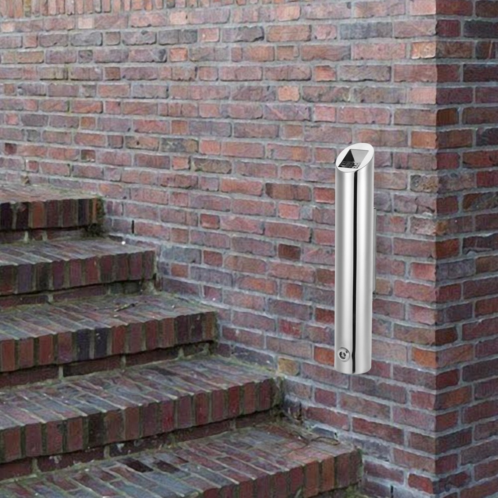 Wall Mounted Trash Can, Indoor/Outdoor Waste Comtainer, Large Capacity Trash Bin