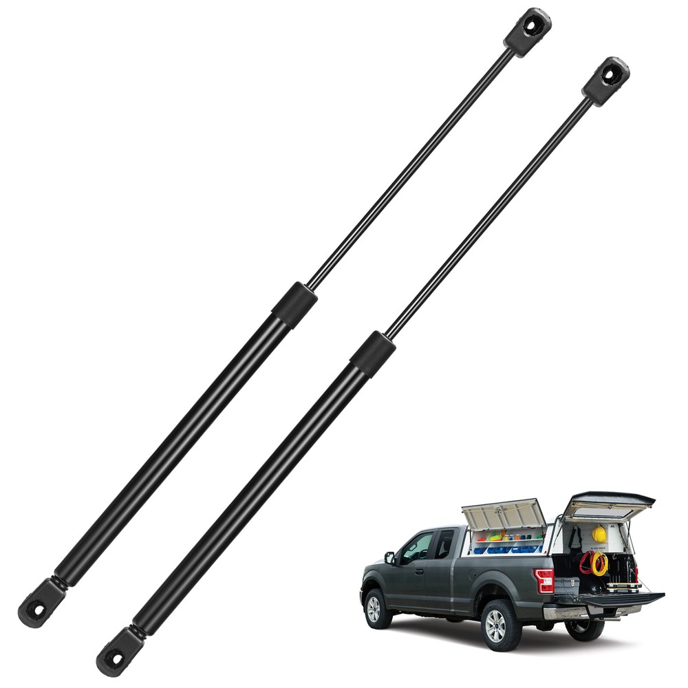 C16-04155 17in 49Lb/220N Gas Struts for are Leer Camper Shell Topper Rear Window
