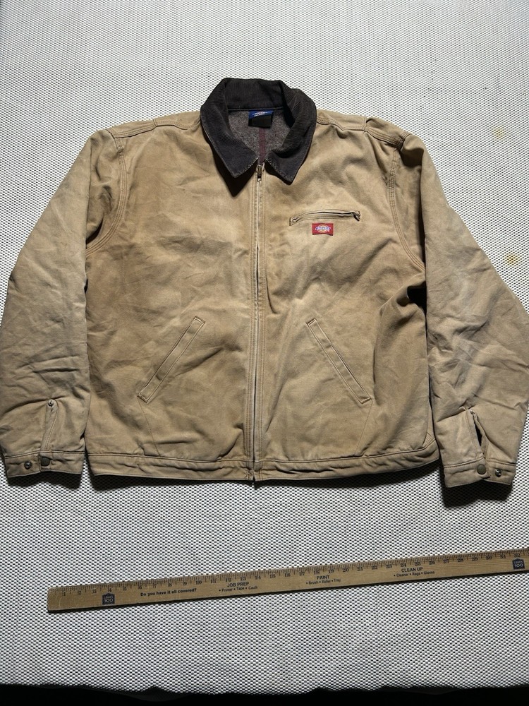 Vintage 90s Dickies Duck Canvas Work Jacket Blanket Lined XXL Detroit Style
