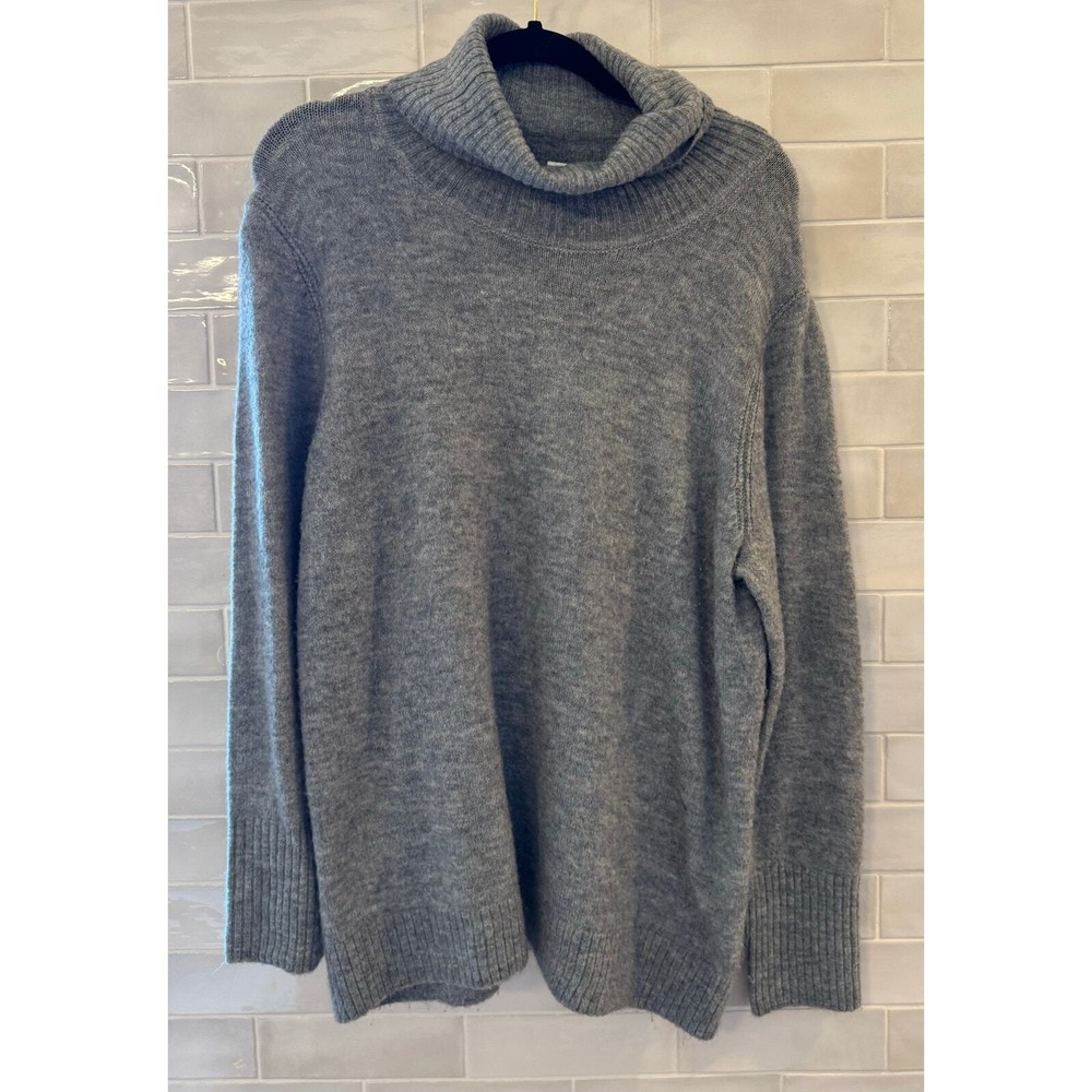 GAP Women's Oversized Gray Turtleneck Sweater Size XL