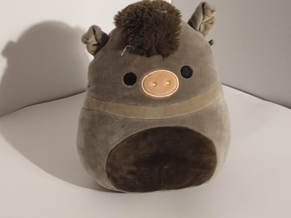 Squishmallow Oden Desert Squad Peccary Pig 12” RARE!