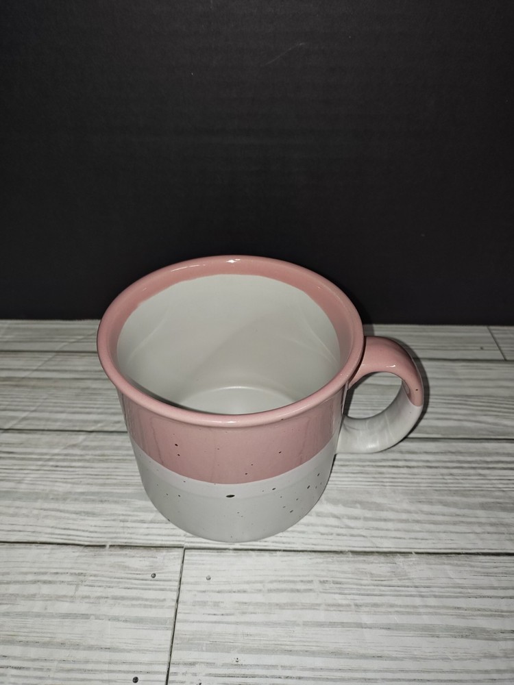 Sheffield Home Pink Speckled Dip Dye Ceramic Coffee Mug
