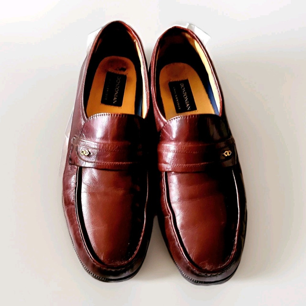 Bostonian Leather Loafers Size 10 M Excellent Condition