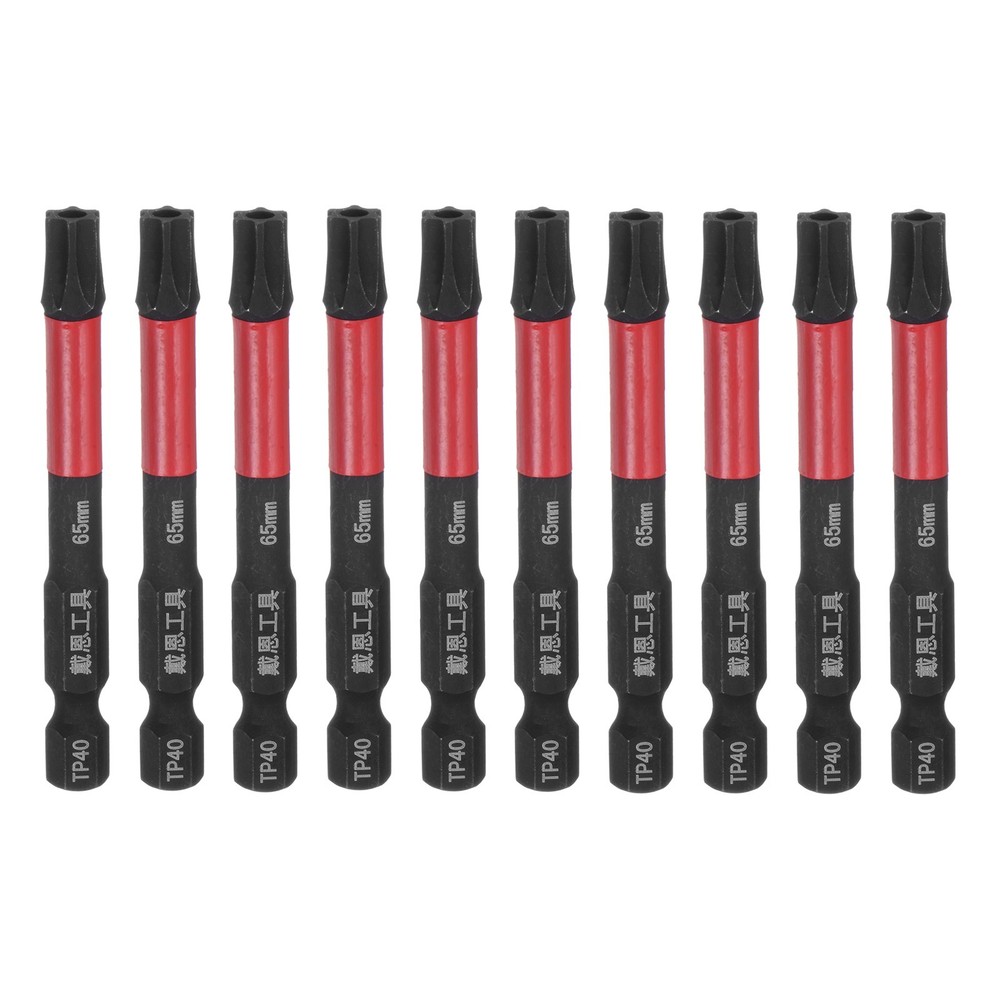 10pcs Durable T40 Torx Drill Bits 2.6 Inch Magnetic Screwdriver Set