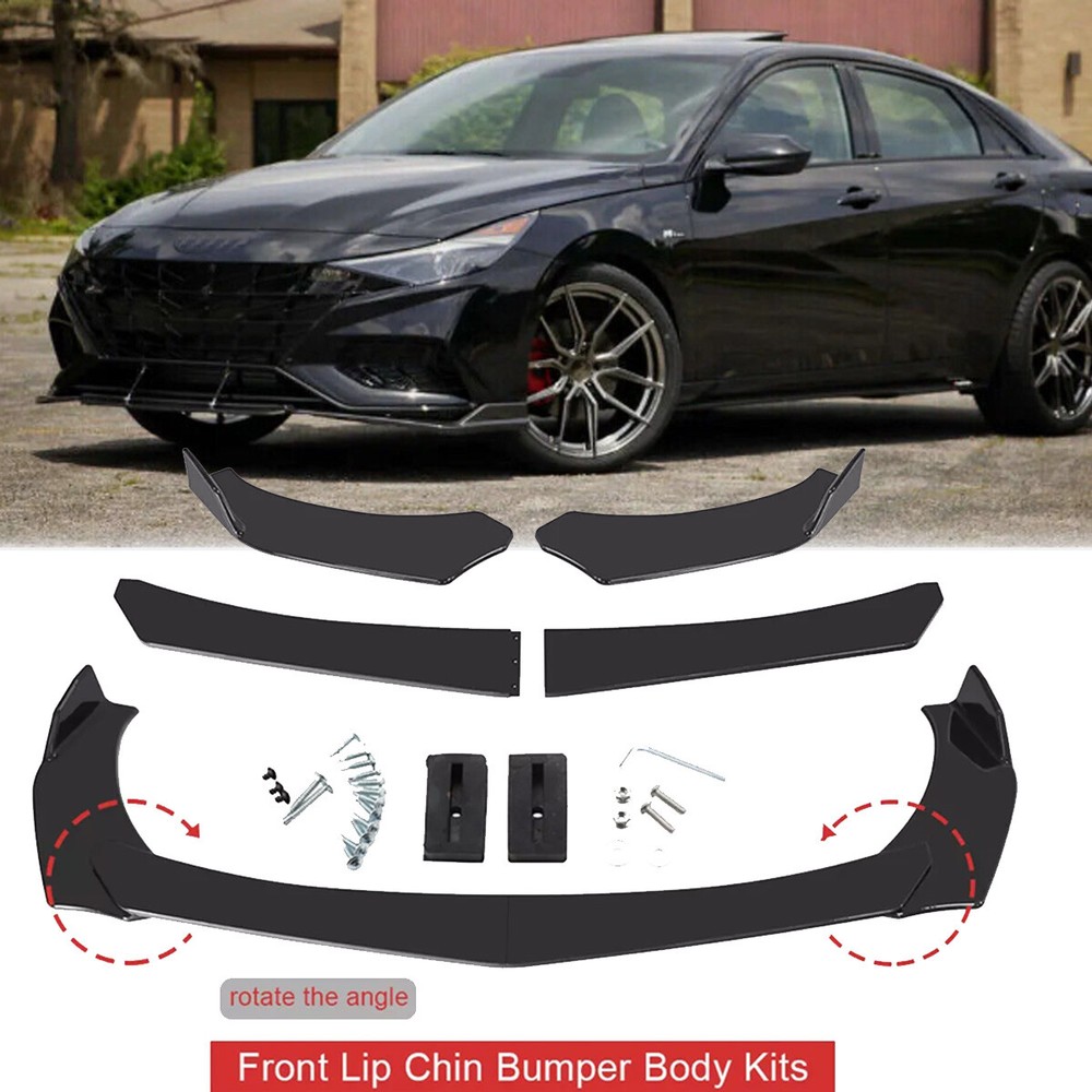 Hyundai Elantra Front Bumper Lip Spoiler Splitter for Stylish Vanlence Upgrade  