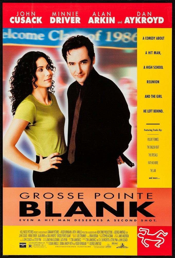 Grosse Pointe Blank (1997) Movie Poster Version B, Original, SS, Unused, Rolled