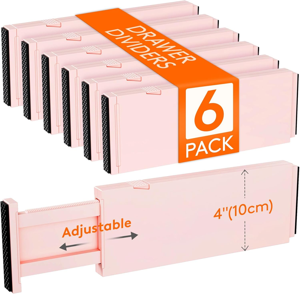 6 Pack Drawer Dividers 4