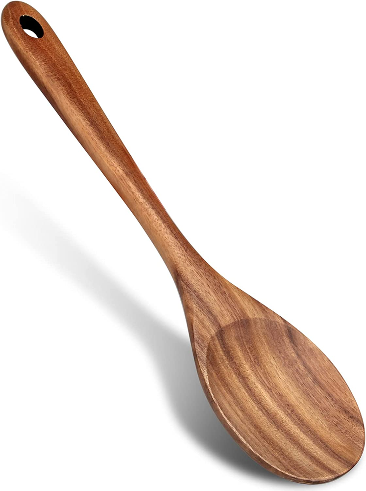 14 Inch Large Wooden Spoon for Cooking Mixing Spoon Serving Spoons Big Non Stick