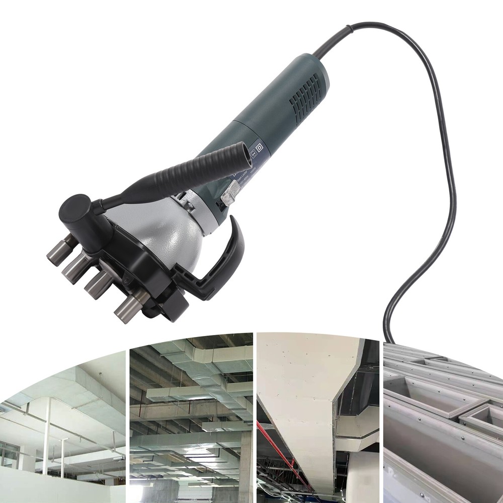 Electric Edge Pressing Machine Air Duct Round Square Pipe Edge Sealing Machine