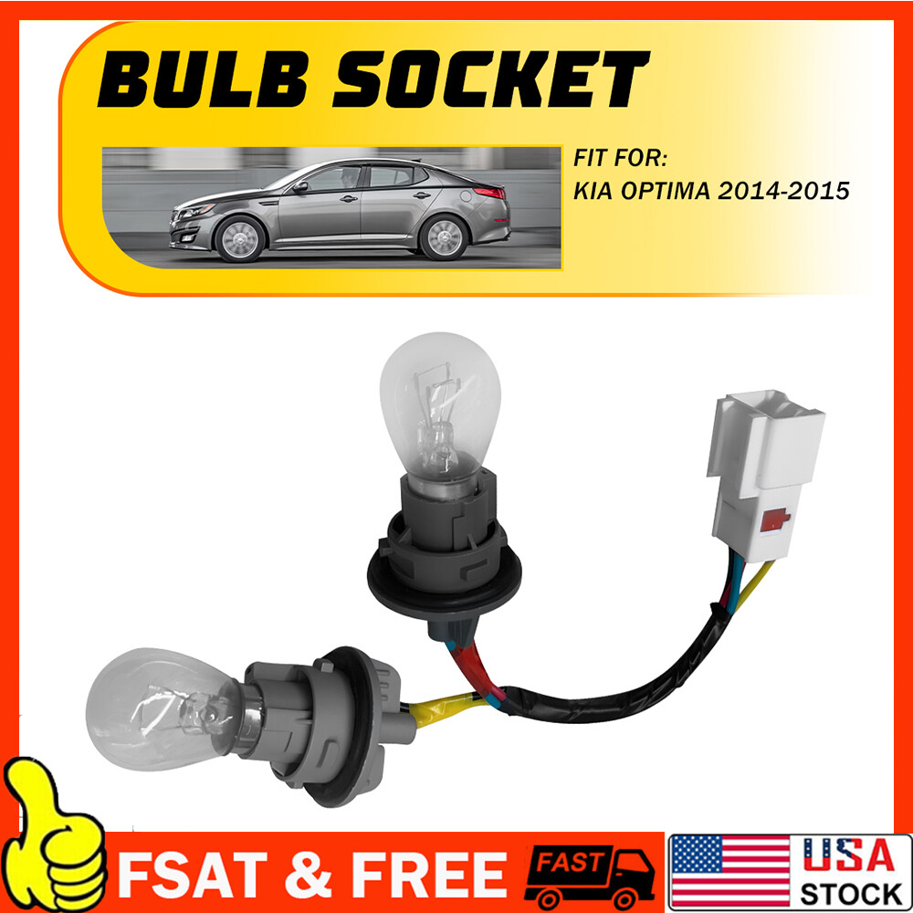 KIA Optima 2014-2015 Rear Tail Light Bulb Socket & Wiring Harness Replacement