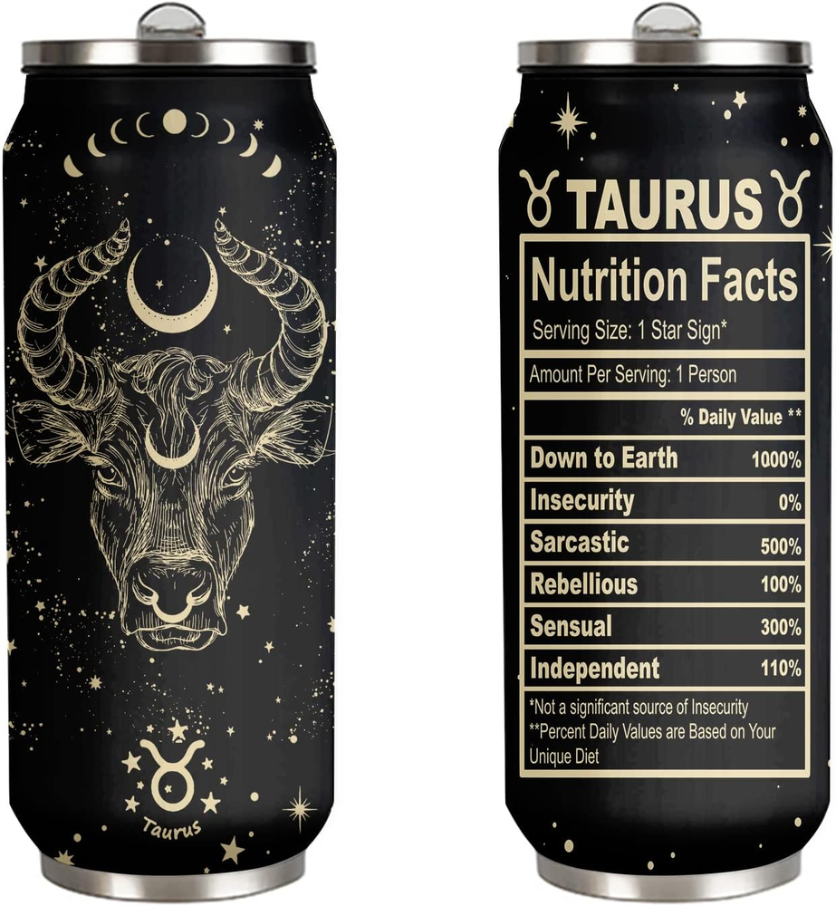 Taurus Zodiac Stainless Steel Tumbler for Men and Women