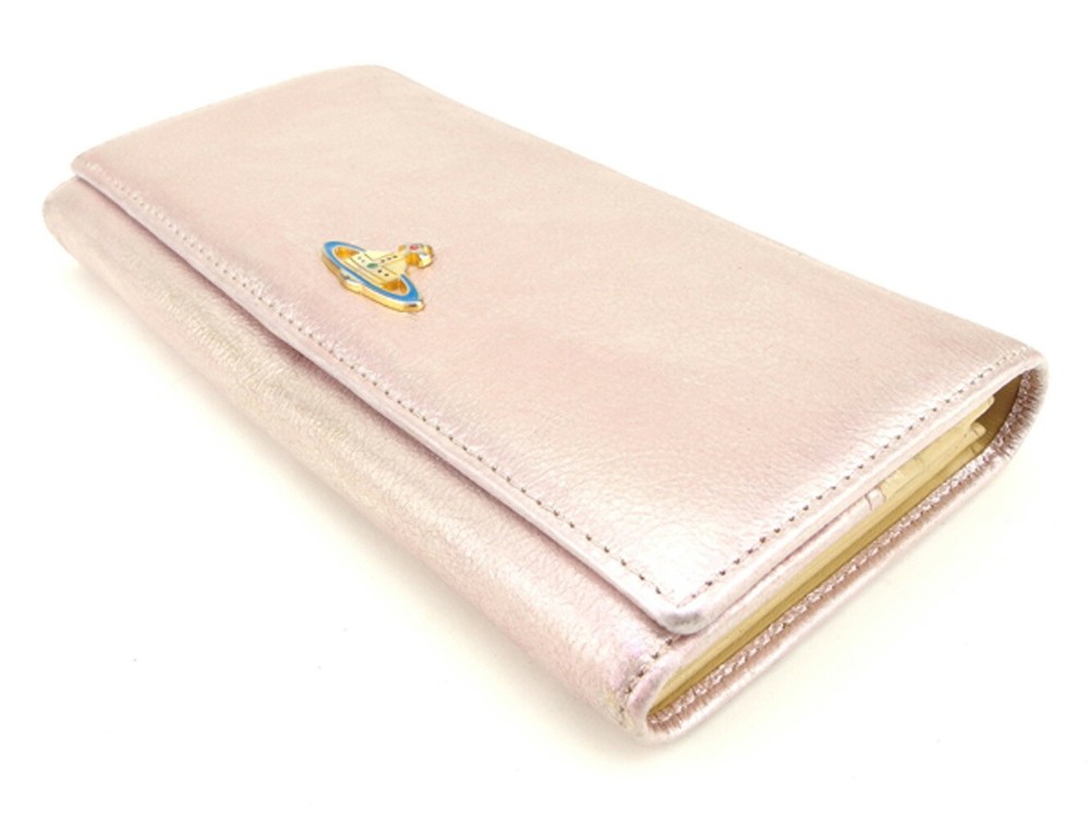 Vivienne Westwood Purse Pink gold Women Authentic secondhand