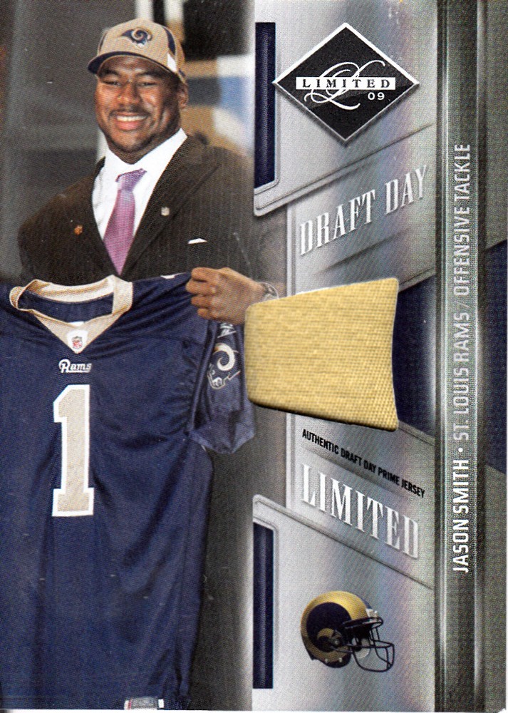 2009 (RAMS) Limited Draft Day Jerseys Prime #5 Jason Smith/100 Jsy-image