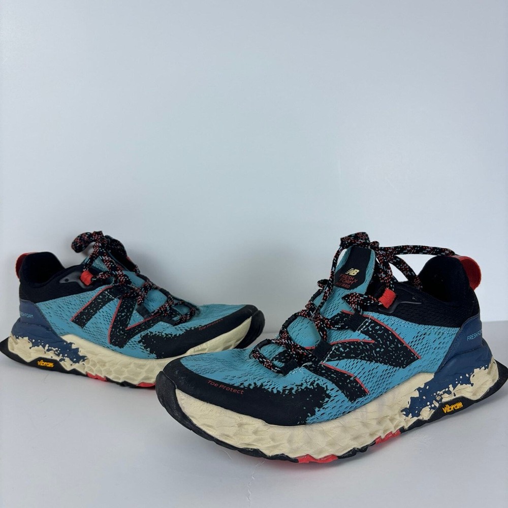 New balance trail running shoes Womens size 8 WTHIERB5 Wax Blue/Toro Red H