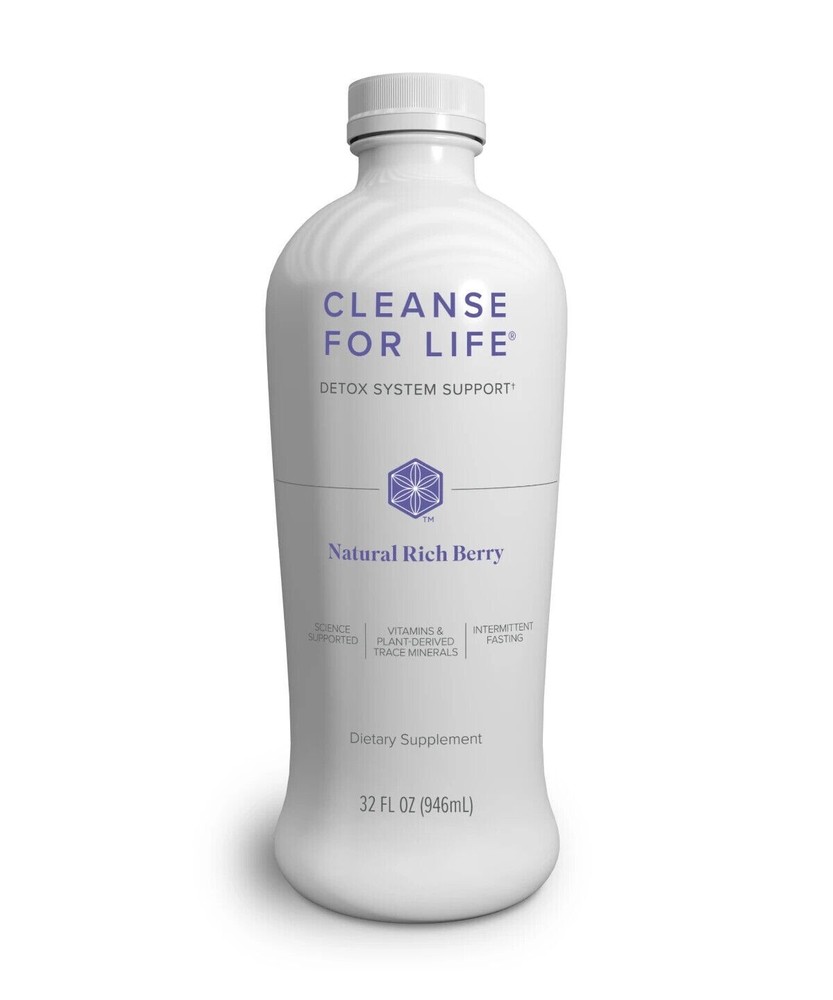 ISAGENIX Cleanse For Life Natural Rich Berry - 32 FL OZ NEW