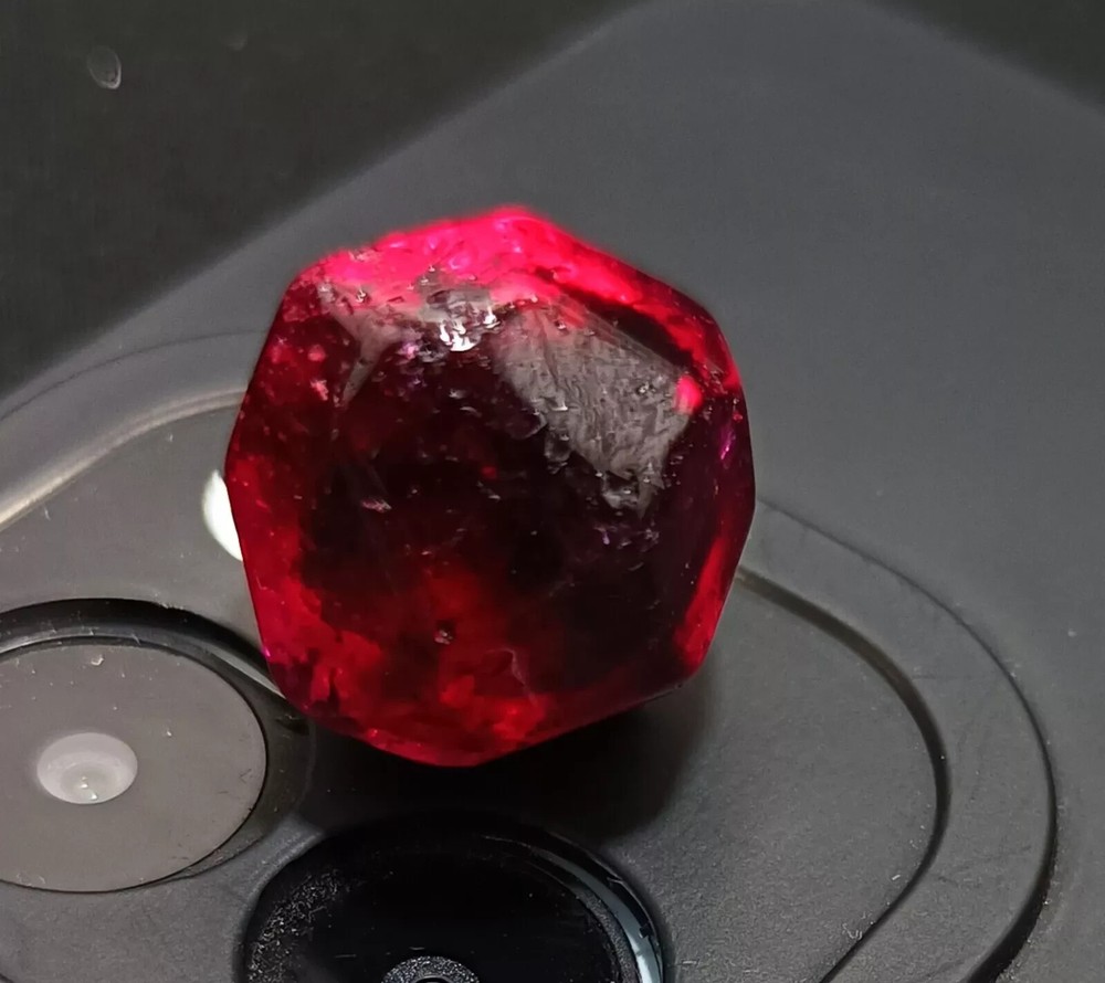 Natural African Red Painite Ball Cut 48 Ct Polished EGLCertified LOOSE GEMSTONE