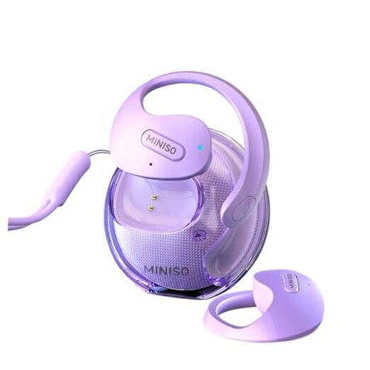 X15 PRO Open Ear Headphone Bluetooth 5.4 OWS Hanging Earphones X15 Purple