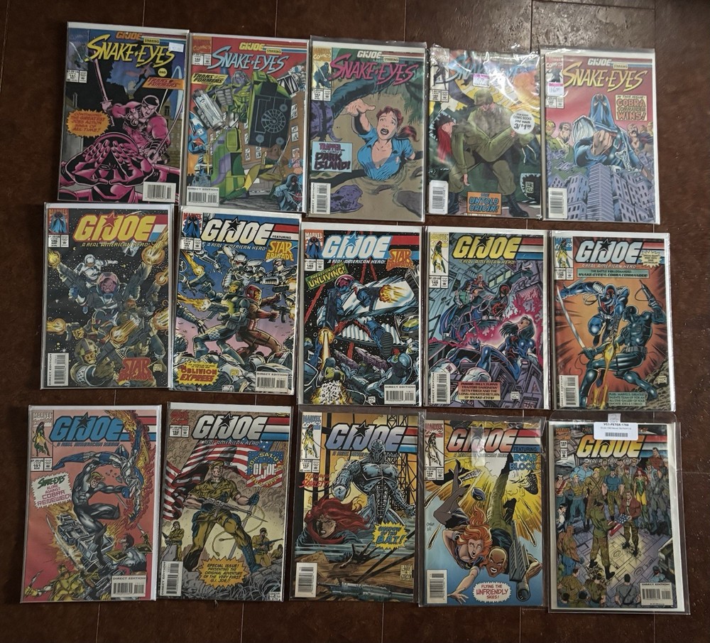 Gi Joe A Real American Hero 1-155 1982 Full Run