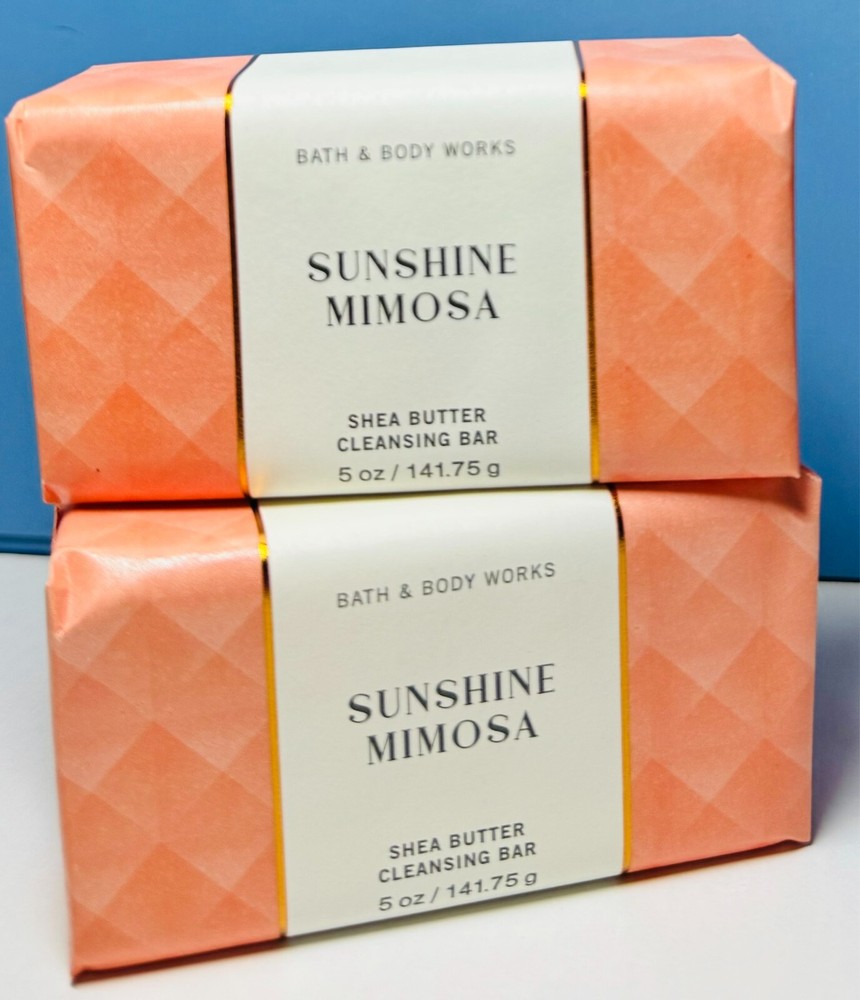 Sunshine Mimosa 2X Bar Soap by Bath & Body Works with Free Shipping