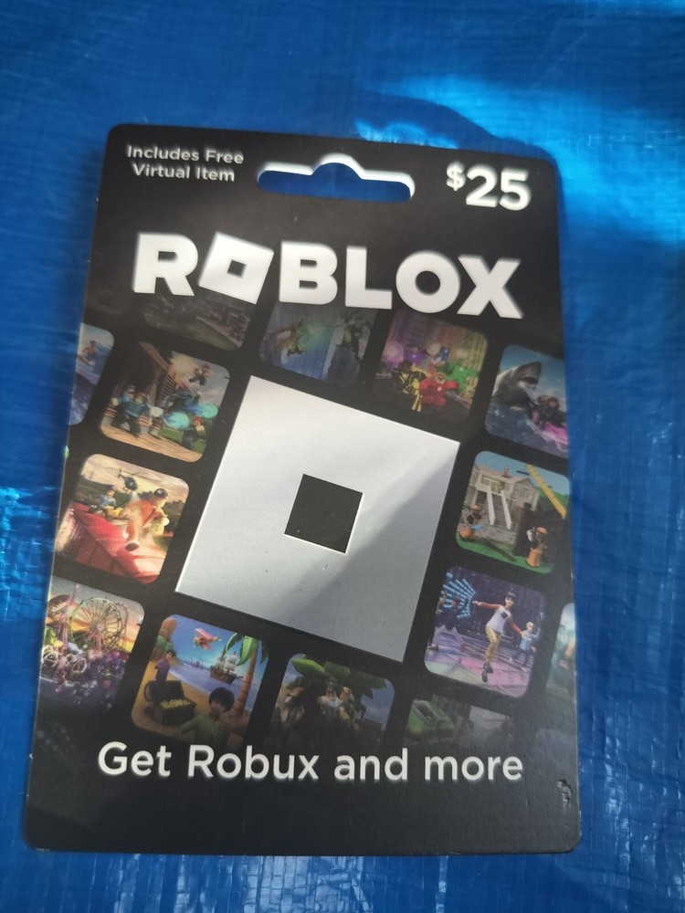 Roblox $25 Gift Card includes Virtual item Gift Card Roblox Game