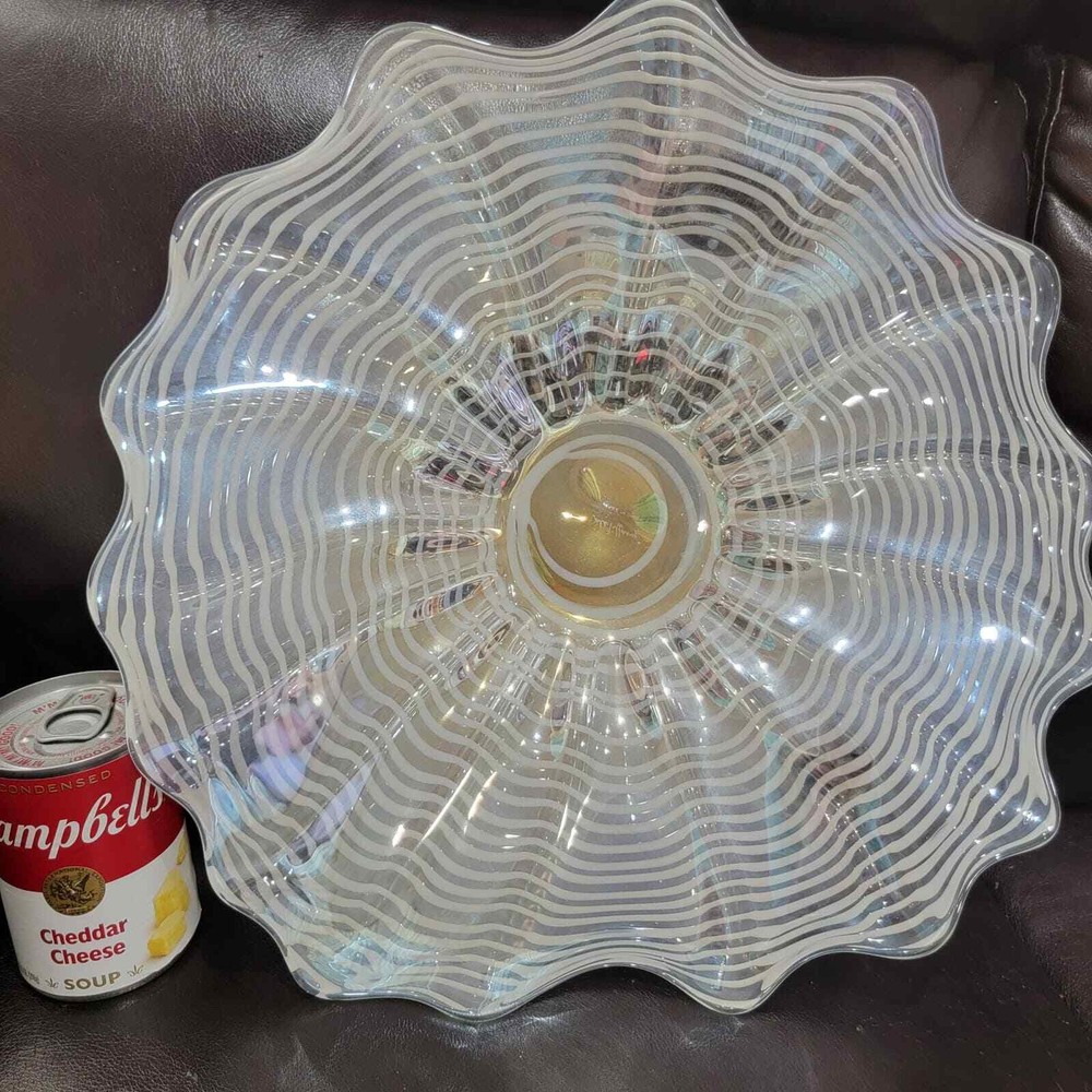 Dale Tiffany White Blown Glass 16