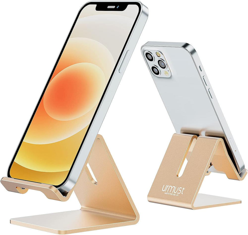 Desk Cell Phone Stand Holder Aluminum Phone Dock Cradle for Iphone 14 13 12 11 P