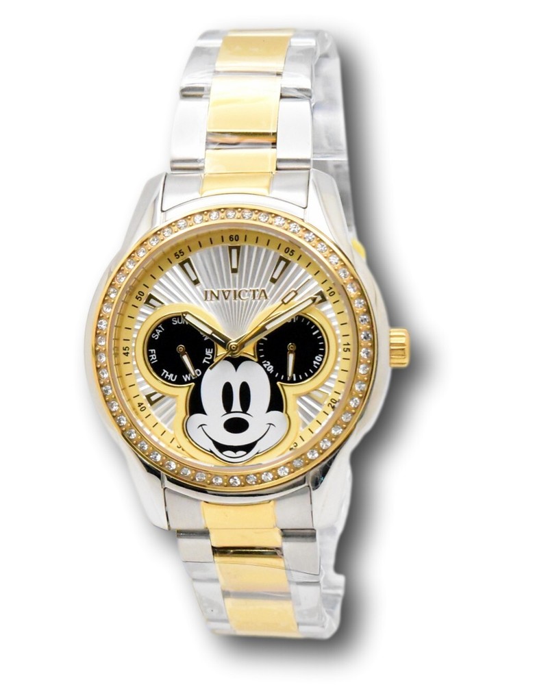 Invicta Disney Women's 38mm Mickey Mouse Limited Edition Crystals Watch 37828