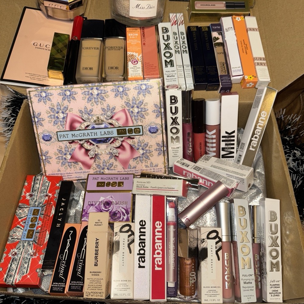 HUGE NEW YEARS SALE! LUXURY HIGH END BRAND NAME Makeup & Skin Care Cosmetic Lot-image