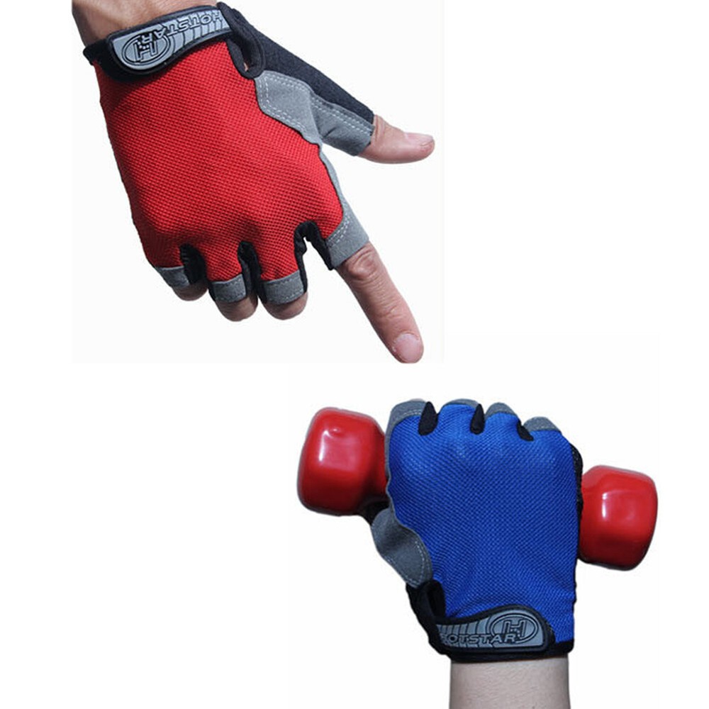 Unisex Outdoor Sports Half Finger Gloves Fingerless Fitness Exercise Training US