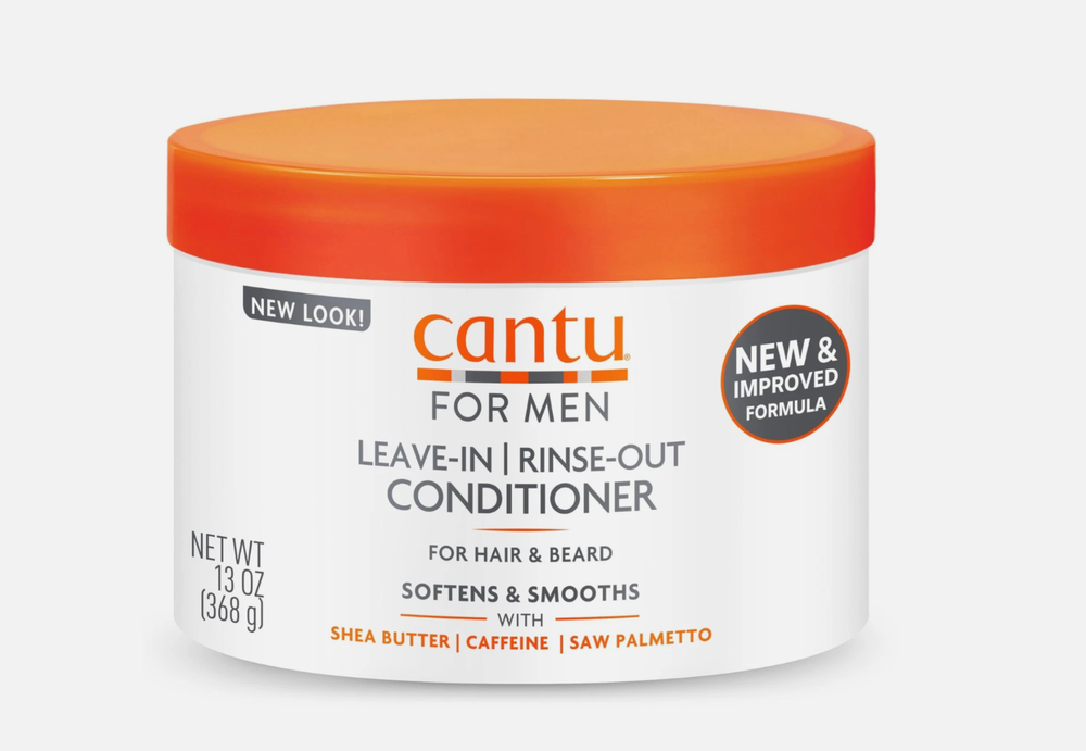 Cantu for Men Leave-In Rinse-Out Conditioner Hair & Beard 13 oz