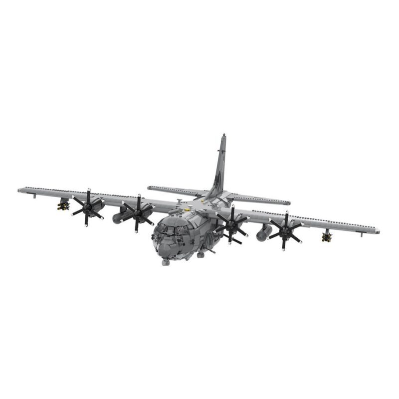 1/35 Scale AC-130J Ground-attack Aircraft Helicopter 5444 Pieces  MOC Build