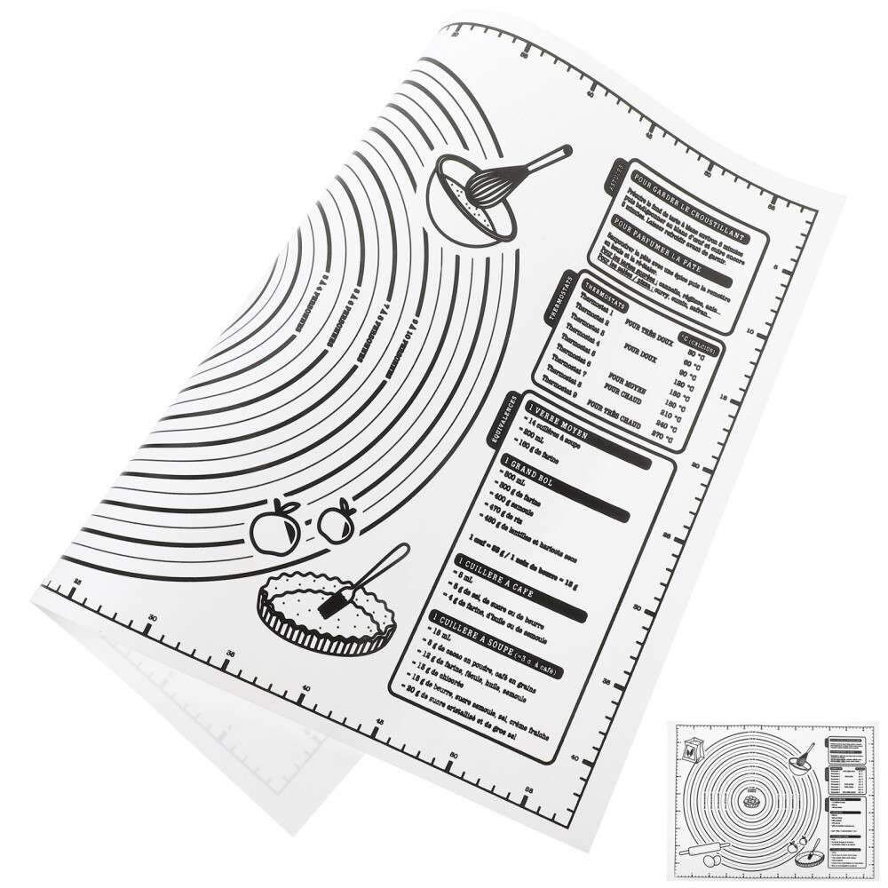 Silicone Kneading Mat Pastry Mat Silicone Nonstick Dough Rolling Cushion