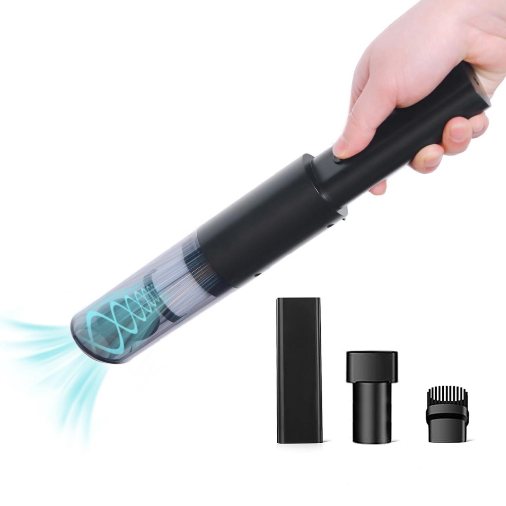 Car Vacuum Cleaner, Portable Cordless Vacuum for Car and Home,Small and Handh...