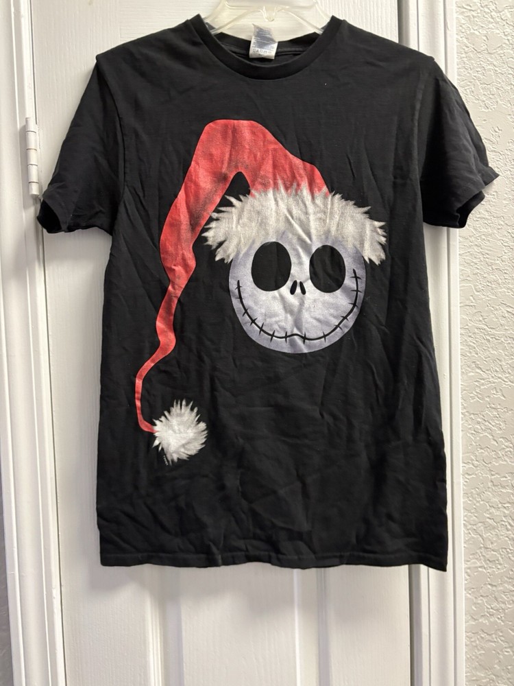 Disney Tim Burton's Nightmare Before Christmas Jack Skellington T-Shirt Small