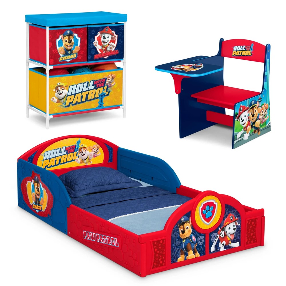 PAW Patrol Toddler Bed Set by Delta Children in Blue - 3-Piece