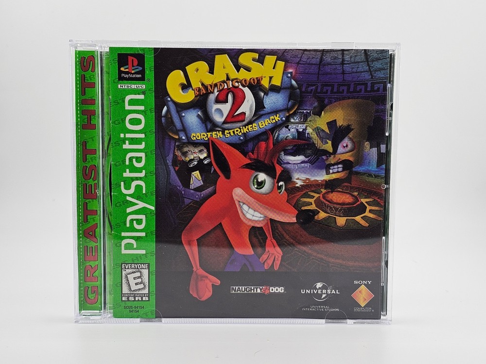 Sony Playstation 1 PS1 Crash Bandicoot 2 Cortex Strikes Back CIB Cleaned Tested