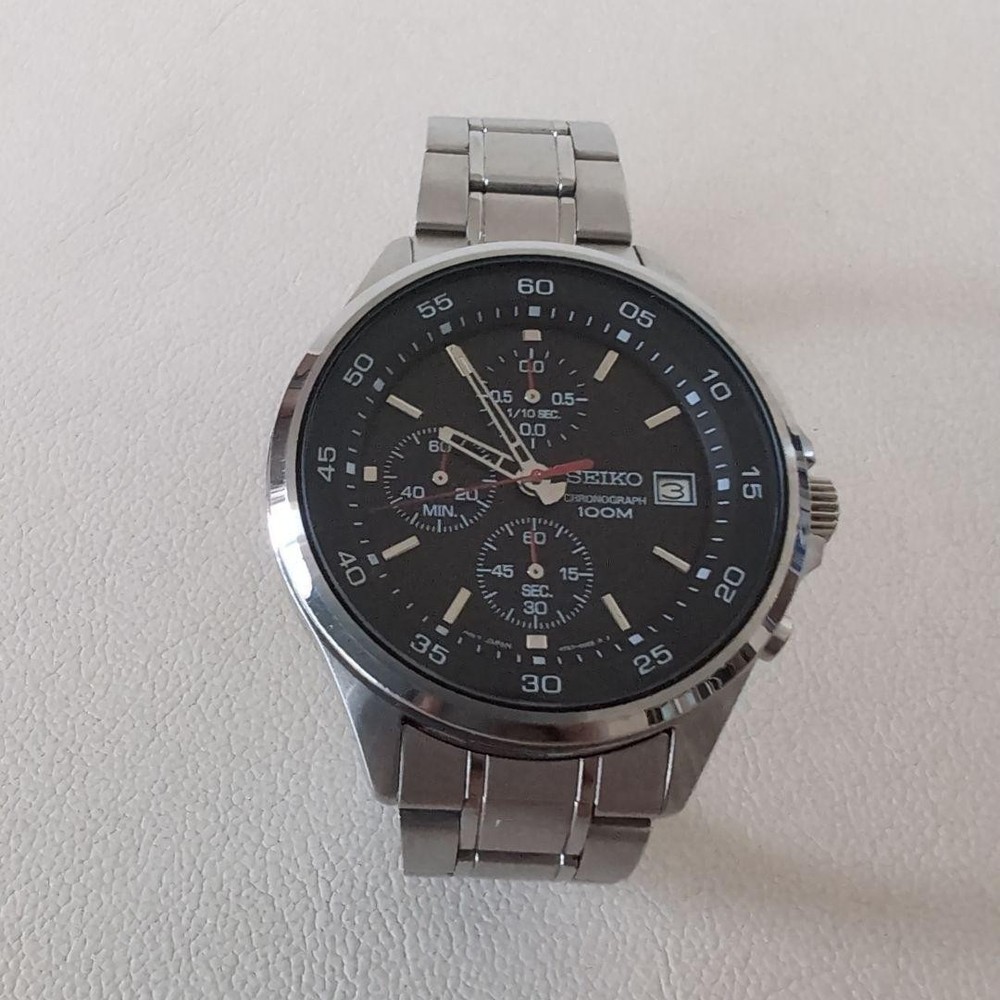 Seiko Chronograph Water Resistant Watch 100M