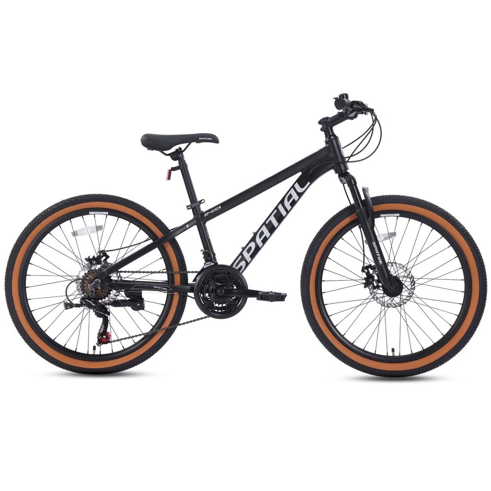 24 Inch Kids Mountain Bike with 21 Speeds, Dual Disc Brakes & Lightweight Aluminum Frame