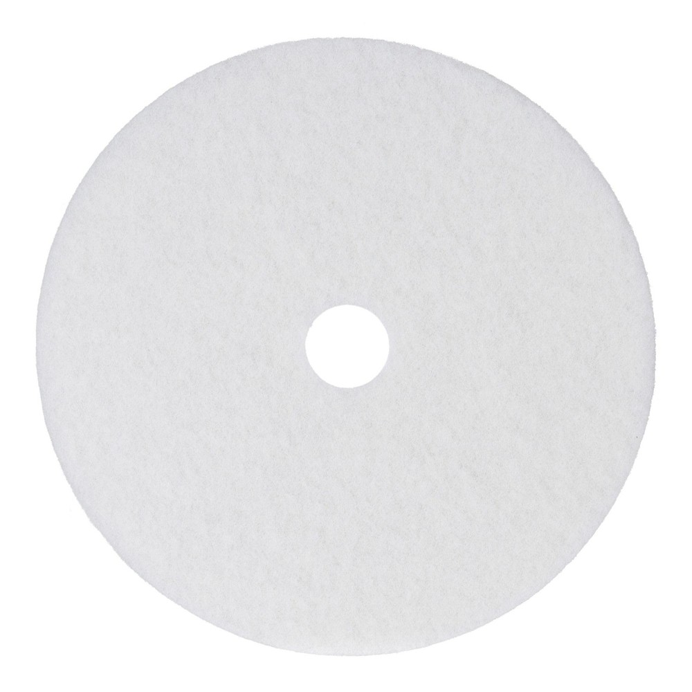 24-Inch White Polishing Floor Pads - 5 Pack BWK4024WHI