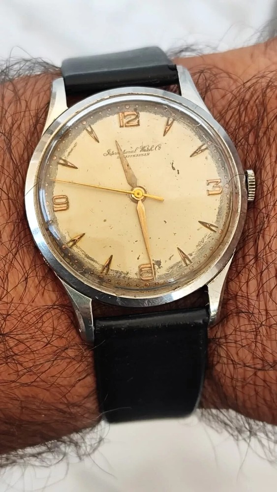 IWC SCHAFFHAUSEN Schaffhausen Cal. C89 Winding Men's Watch Working