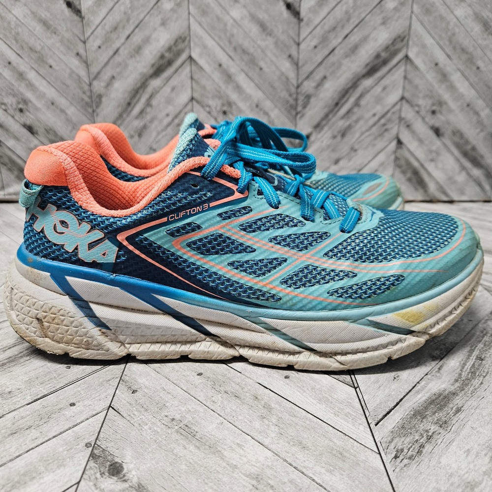 Hoka Clifton 3 Womens Running Shoes Size 7 US in Blue One One