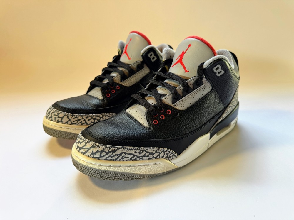 Nike Air Jordan 3 Retro OG Black Cement 2018 Size 11 854262-001 [FLASH SALE]-image