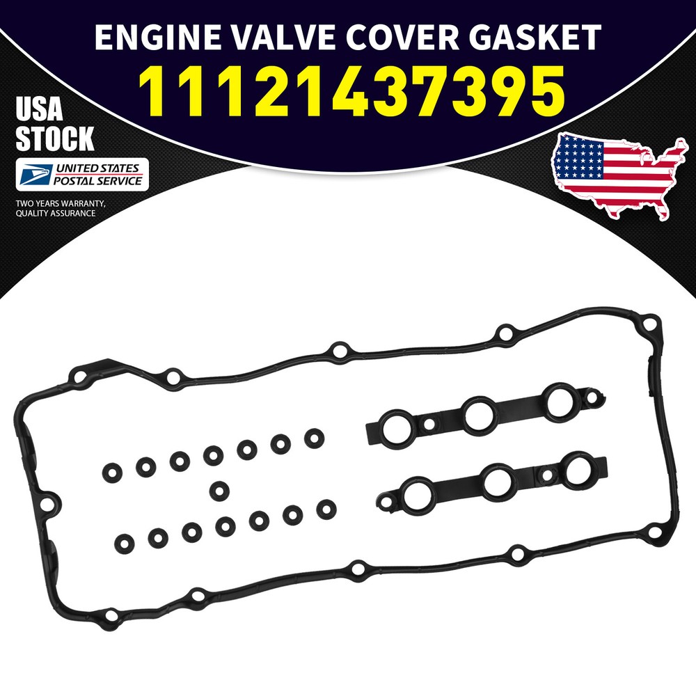 Valve Cover Gasket Set for BMW E39 E46 E60 X3 525i 530i L6 2.5L 3.0L M54 2002-05