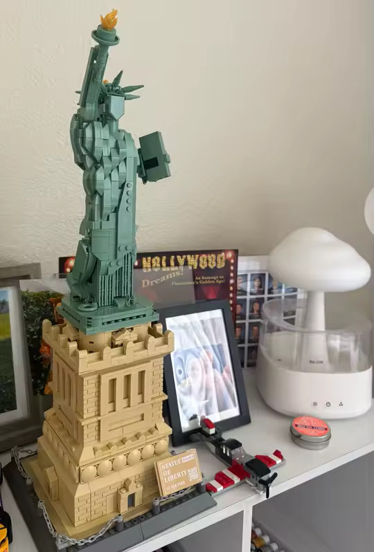 1409PCS Statue of Liberty Building Blocks Set Architecture Model Gift Toy